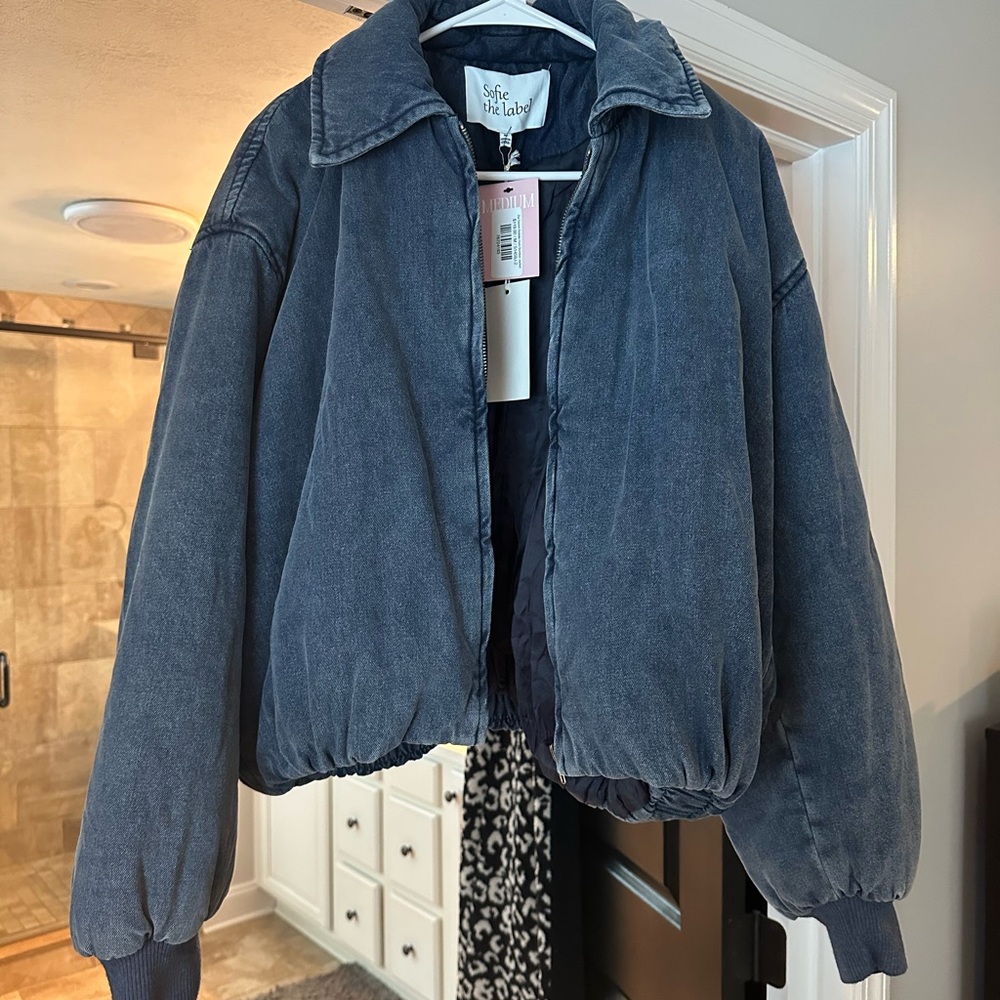 Denim Bomber Jacket